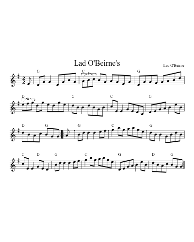 Lad O'Beirne's (Version 5) preview