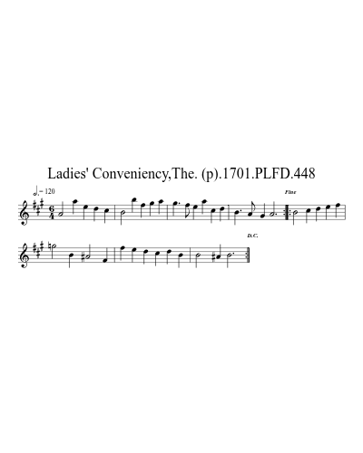Ladies' Conveniency,The. (p).1701.PLFD.448