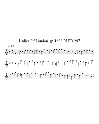 Ladies Of London. (p)1688.PLFD.297