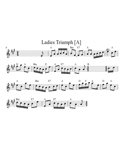 Ladies Triumph  [A] (Version 2)