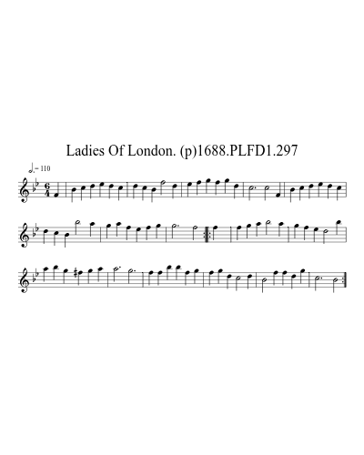 Ladies Of London. (p)1688.PLFD1.297