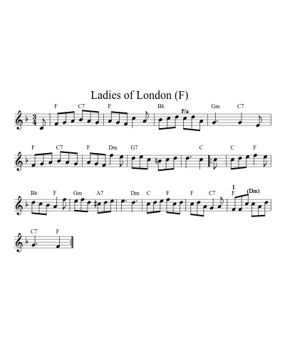 Ladies of London   (F)