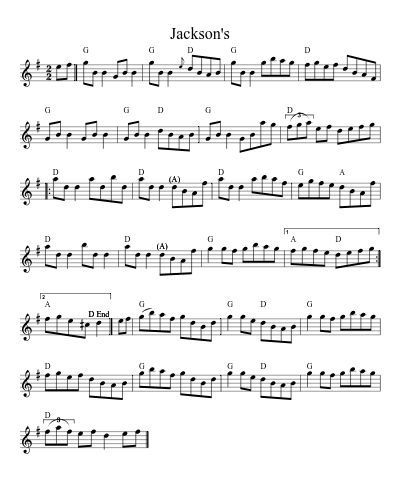 Jackson's (Version 2)