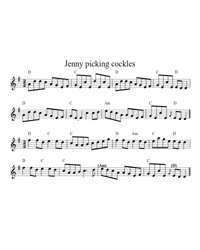 Jenny Picking Cockles (Version 3) preview