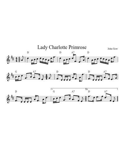 Lady Charlotte Primrose