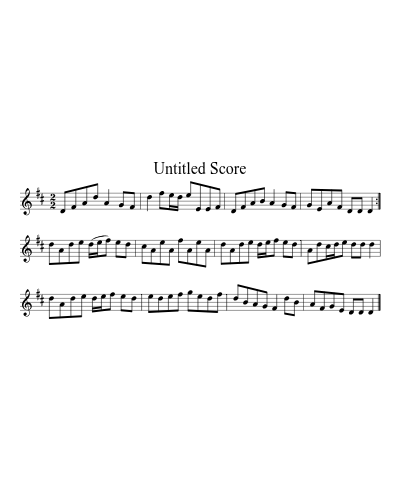 Lady Harriet Hopes Reel (Version 3) sheet music preview
