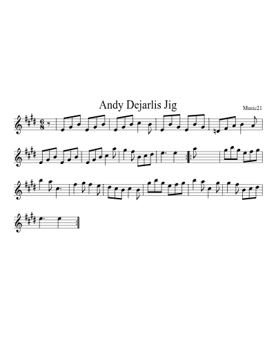 Andy Dejarlis Jig