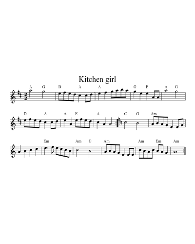 Kitchen girl preview