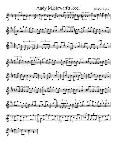 Andy M.Stewart's Reel