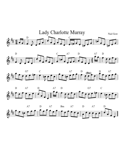 Lady Charlotte Murray (Version 5)