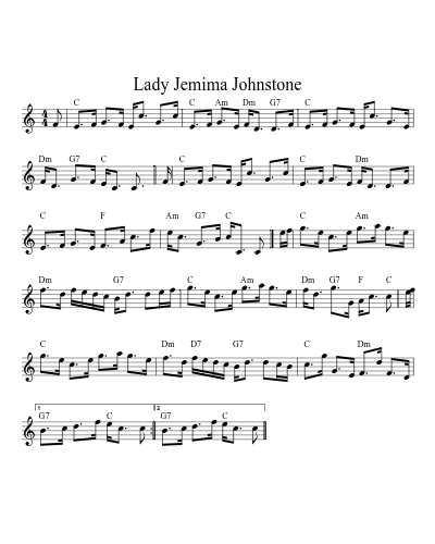 Lady Jemima Johnstone