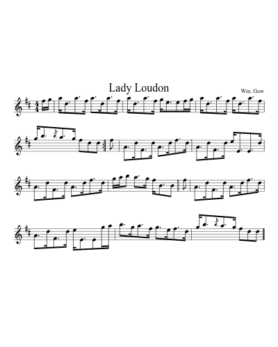 Lady Loudon (Version 3)