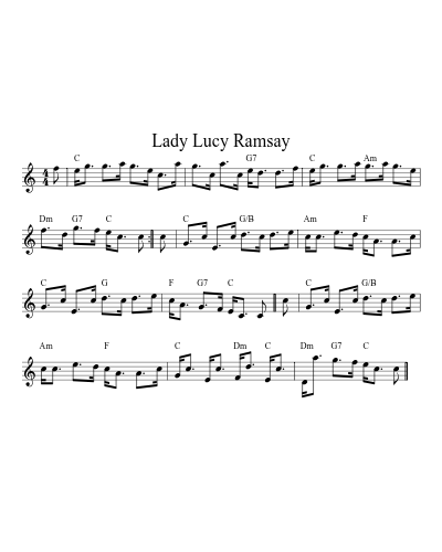 Lady Lucy Ramsay (Version 2)