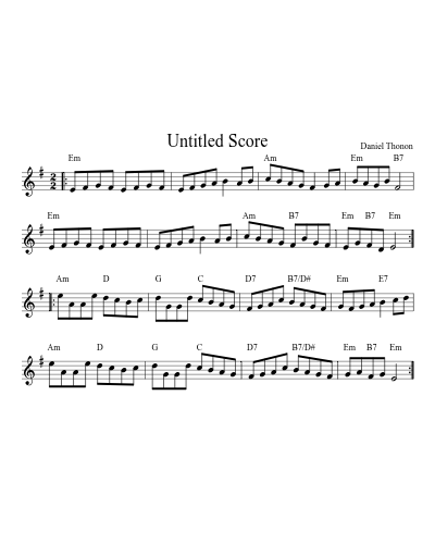 Lady of the Lake (Version 19) sheet music preview