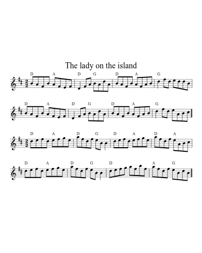 The Lady On The Island (Version 3) preview