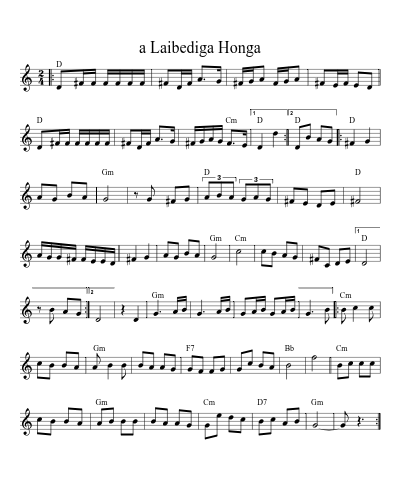 a Laibediga Honga (Version 4)