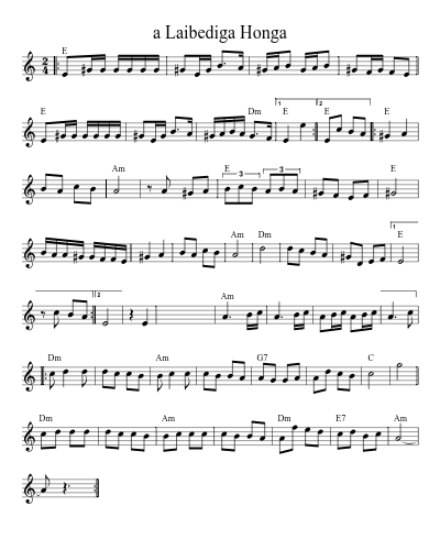 a Laibediga Honga (Version 5)