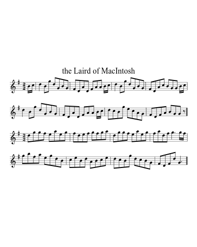 the Laird of Macintosh (Version 4)