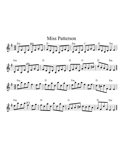 Miss Patterson