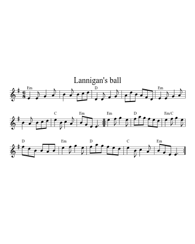 Lannigan's Ball (Version 7)