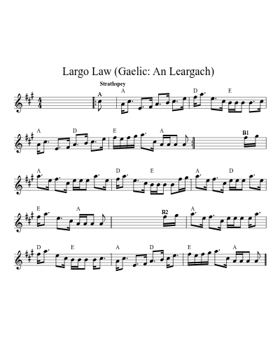 Largo Law  (Gaelic: An Leargach)