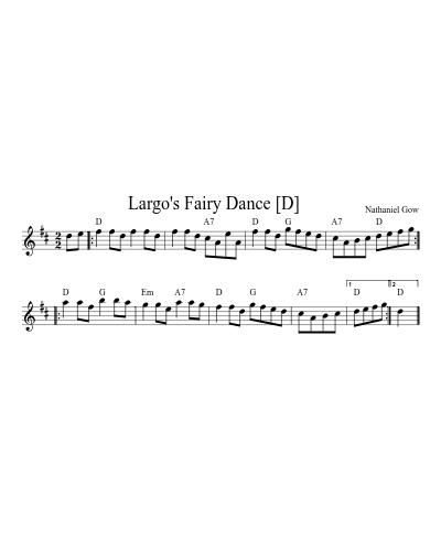Largo's Fairy Dance    [D] (Version 5)