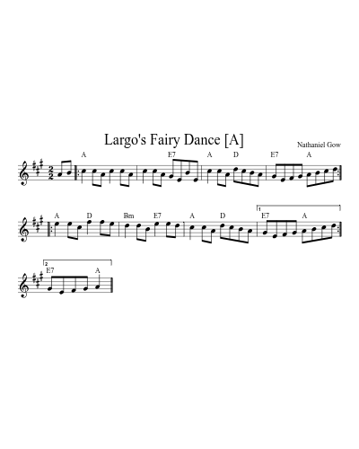 Largo's Fairy Dance    [A]
