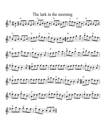The lark in the morning (Version 12)
