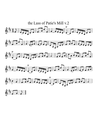 The Lass of Patie's Mill v.2 (Version 4)