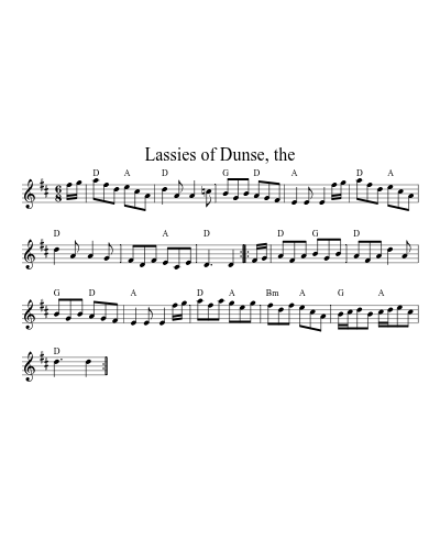Lassies of Dunse, The (Version 2)