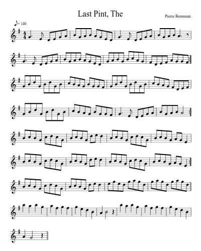 Last Pint, The preview