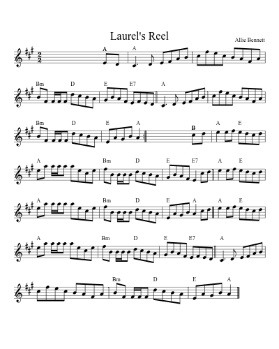 Laurel's reel (Version 2)