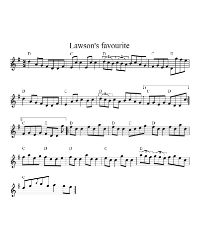Lawson's favourite (Version 2)