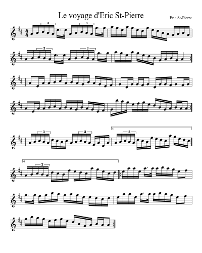 Le voyage d'Eric St-Pierre (Version 2)