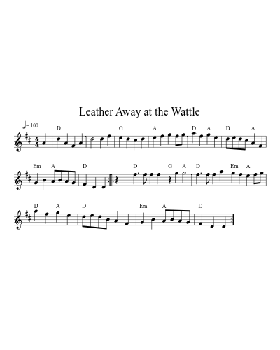 Leather Away at the Wattle