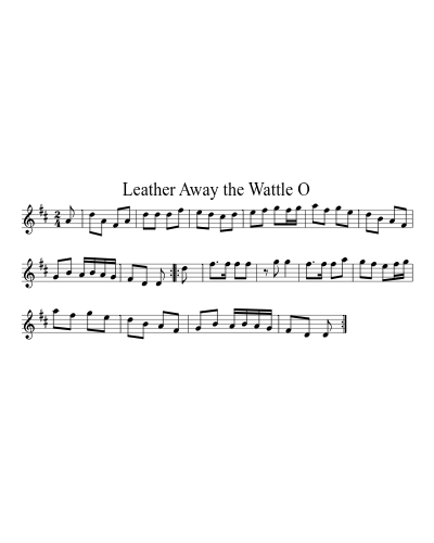 Leather Away the Wattle O