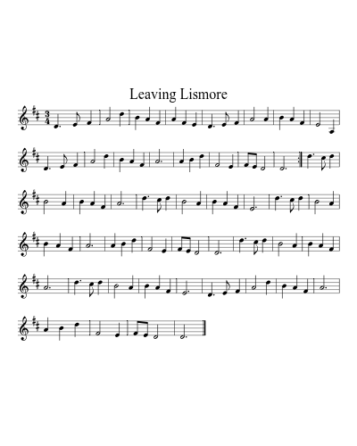 Leaving Lismore (Version 2) preview