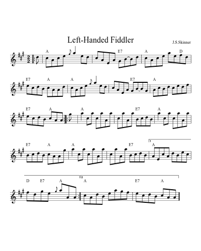 Left-Handed Fiddler