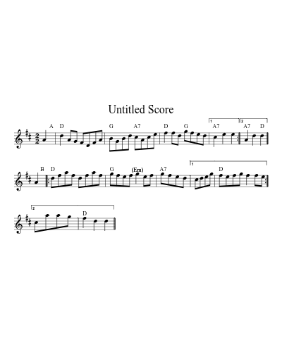 Left Handed Fiddler1 (Version 2) sheet music preview