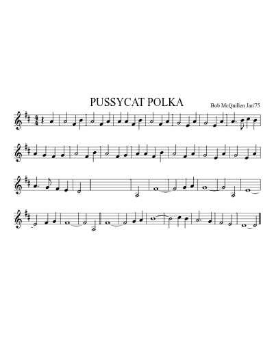 PUSSYCAT POLKA