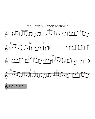 the Leitrim Fancy hornpipe