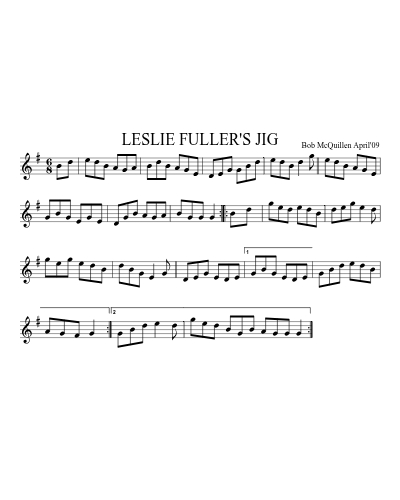 LESLIE FULLER'S JIG (Version 2)