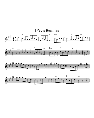 L\'evis Beaulieu (Version 2)