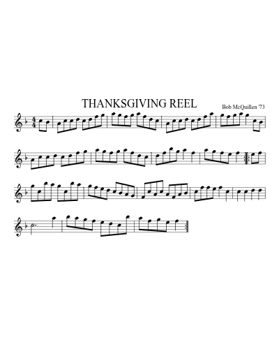 THANKSGIVING REEL