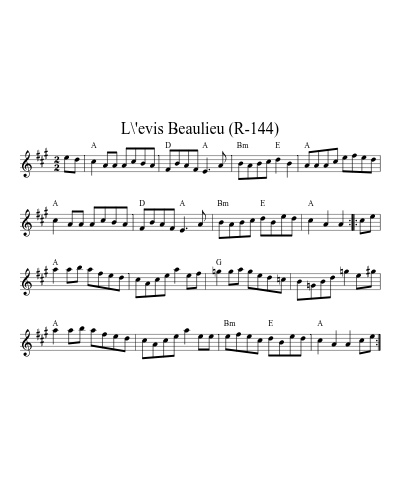 L\'evis Beaulieu (R-144)