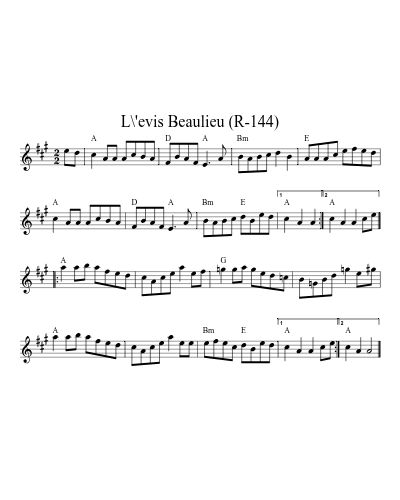 L\'evis Beaulieu (R-144) (Version 2)