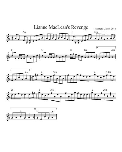 Lianne MacLean's Revenge