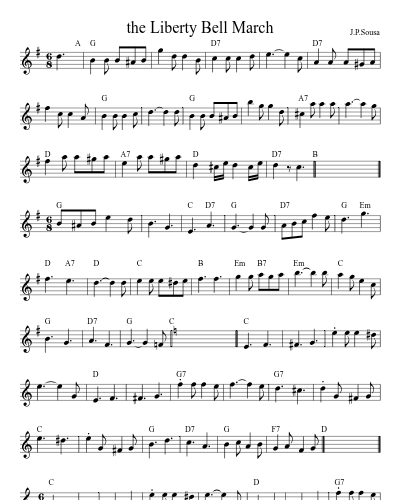 the Liberty Bell March preview