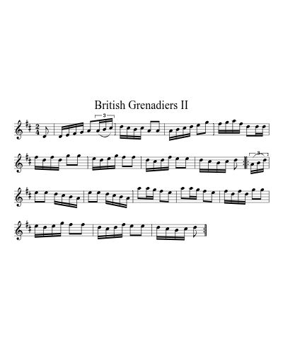 British Grenadiers II (Liberty Medley Ii) preview