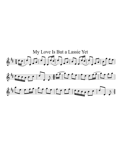 My Love is But a Lassie Yet (Liberty Rakes)